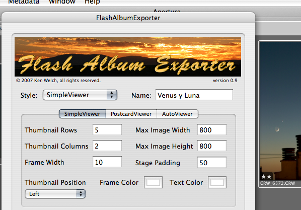 Flash Album Exporter